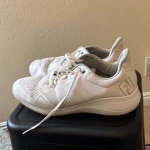 White Flexjoy Golf Men’s Sneakers